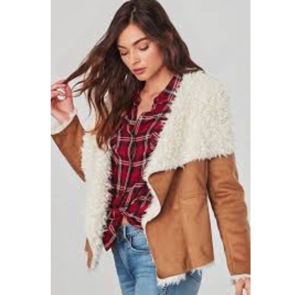 🛍SALE🛍 NWT BB Dakota Fawn Shearling Jacket - Picture 3 of 5